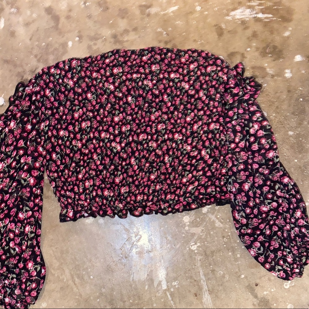 Wild Fable Long Sleeve Off Shoulder Stretch Too